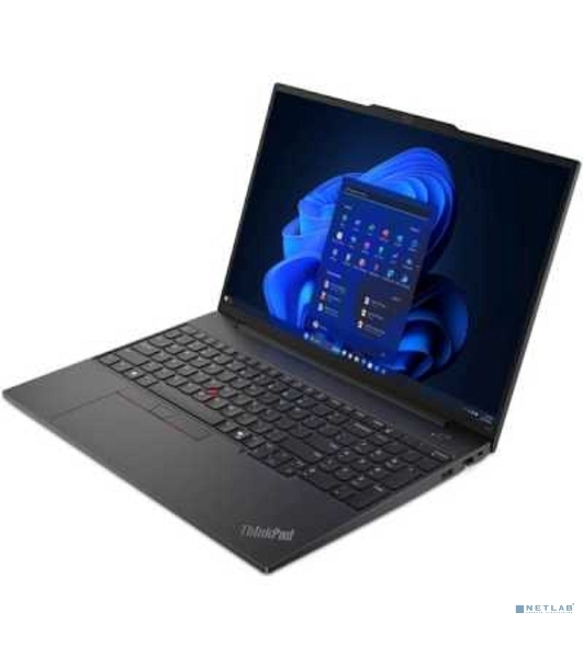 Ноутбук Lenovo ThinkPad E16 G2/16'/IPS/AMD Ryzen 5 7535HS/16Gb/512Gb SSD/AMD Graphics/noOS/черный/1.78kg