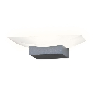 Настенный светодиодный светильник с акрилом Ambrella light FW199 SGR серый песок LED 4200K 5W 200*75*90