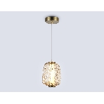 Подвесной светодиодный светильник Ambrella light LH30101 SB/TI бронза/янтарь 8W 3000K 140*140*1575, фото7