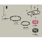 Светильник Ambrella light XR92091310/16 SBK/PI/BK черный песок/розовый/тонированный GX53 (A9209, C9242, C9238, N8486, N8484), фото 1