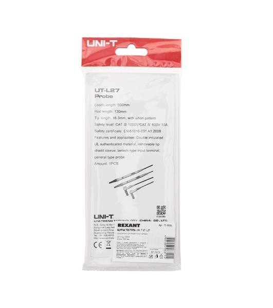 Щупы тестера UNI-T UT-L27