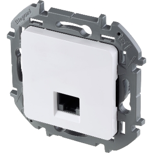 Информационная розетка RJ45 категория 6 UTP белый