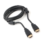 Кабель HDMI Cablexpert CCF2-HDMI4-6, 19M/19M, v2.0, медь, позол.разъемы, экран, 2 фер.кольца, 1,8м, черный, пакет, фото3