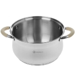 Кастрюля Zeidan Z-50238 3,0 л со стекл. крышкой 3,0 л (O18х11.5 см), нерж.сталь, внутренняя -зеркальная полировка, снаружи - комбинированная полировка, шкала литража, 5-ти слойное капсулир. дно, подарочная упаковка с пластиковой ручкой., фото3