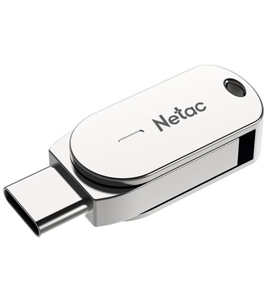 Флешка USB R/W Netac USB Drive U785C USB3.0+TypeC 64Gb, retail version