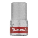 Головка торцевая Matrix, 13 мм, 6-гранная, CrV, под квадрат 1/2', хромированная, фото3