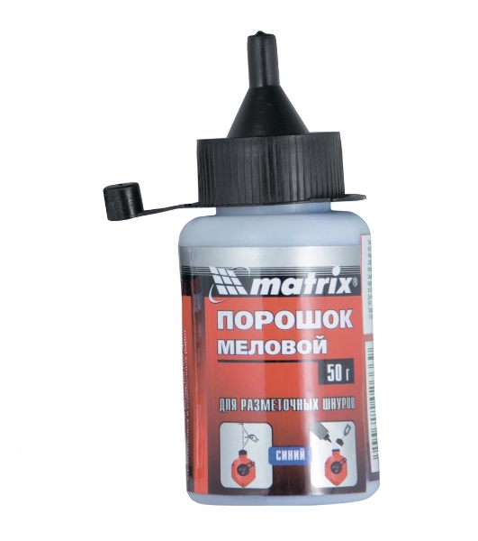 Порошок меловой Matrix синий, 50 г, для разметочных шнуров