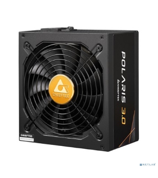 Блок питания Chieftec Polaris 3.0 PPS-1250FC-A3, 1250Вт, 80 PLUS Gold, 135мм, модульный, черный