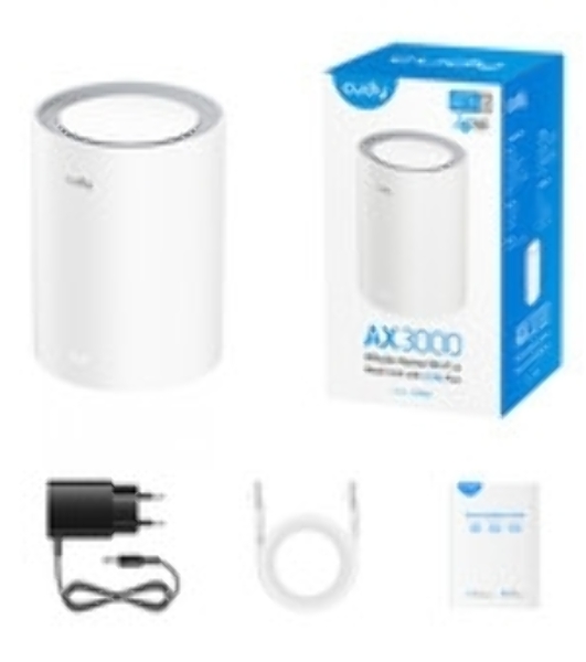 Бесшовный Mesh роутер Cudy M3000(2-PACK) AX3000 10/100/1000/2500BASE-T, белый (упак.:2шт)