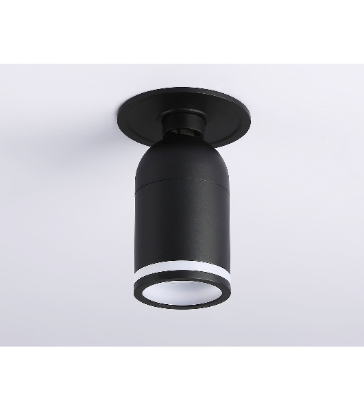 Светильник Ambrella light TA1273 SBK/FR черный песок/белый матовый MR16 GU5.3 D55*136