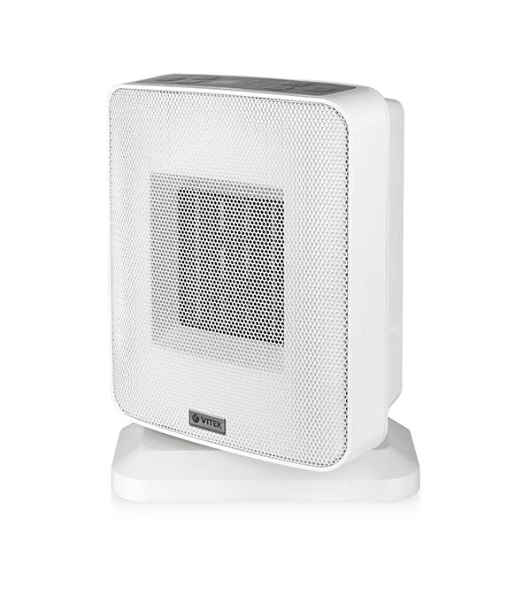 Тепловентилятор Vitek VT-2052 GY, серый, 1500 Вт, 20 м2, электронный термостат