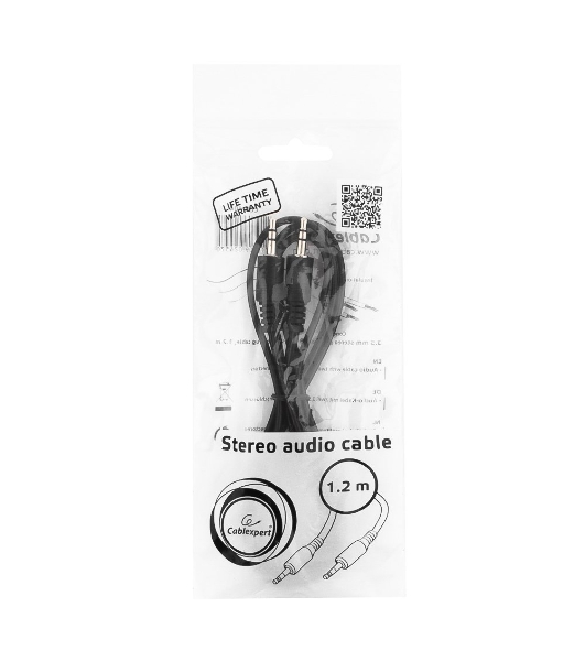 Кабель аудио Gembird Jack3.5/Jack3.5, 1.2м