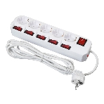 Сетевой фильтр Buro 500SH-3-SW-W 3 м, 5 розеток, белый, коробка, фото6
