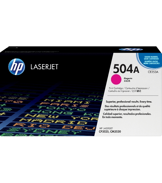 Картридж лазерный HP CE253A пурпурный CLJ CM3530/CP3525 (7000 стр.)