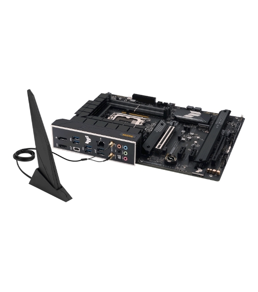 Материнская плата ASUS TUF GAMING H770-PRO WIFI, LGA 1700, Intel H770, 4xDDR5, 4xSATA, 4xM.2, 1xPCIe 5.0 x16, 1xPCIe 4.0 x4, 2xUSB-A 3.2 Gen 2, 4xUSB-A 3.2 Gen 1, 1xUSB-C 3.2 Gen 2x2, 1x2.5Gb LAN, 5x3.5 мм, 7.1, Standard-ATX