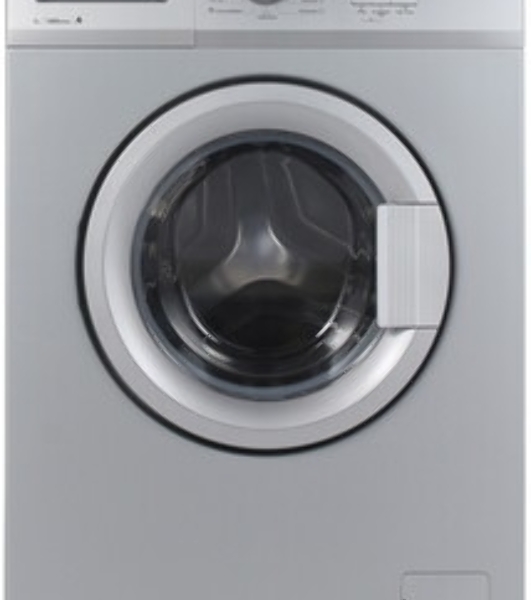 Стиральная машина Beko WRS 55P1 BSS серебристый, загрузка фронтальная 5 кг, 1000 об/мин., класс: А