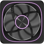 Вентилятор для корпуса Formula Air Fusion 1 BK ARGb 120х120x28 черный 4-pin 36.93дБ (упак.:1шт) Ret, фото7