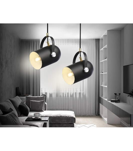 Светильник Ambrella light TR8206 BK черный E27 max 40W D117*1035