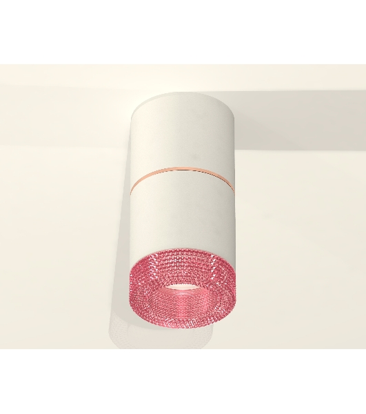 Светильник Ambrella Light XS7401222  SWH/PI белый песок/розовый MR16 GU5.3 (C7401, A2073, C7401, N7193)