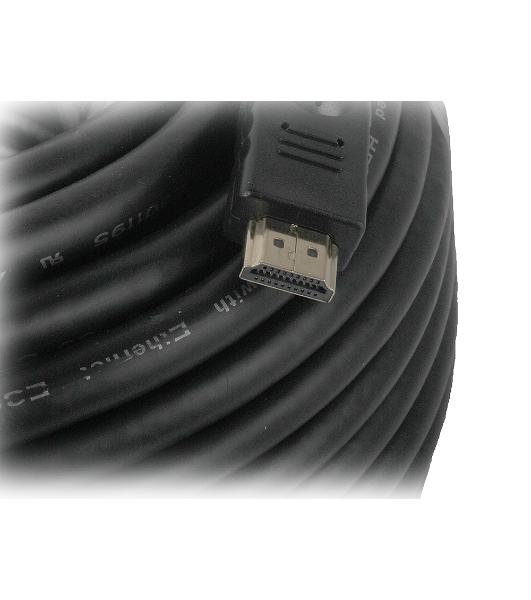 Кабель Cablexpert HDMI CC-HDMI4-30M, 19M/19M, v1.4, медь, позол.разъемы, экран, усилитель сигнала, 30м, черный, пакет