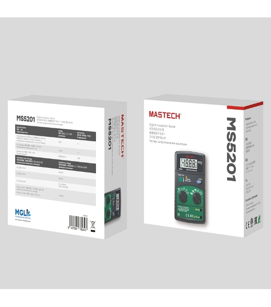 Измеритель сопротивления изоляции MS5201 MASTECH