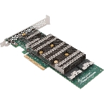 Контроллер Adaptec Microchip SmartRAID 3258-16i/e 24G SAS adapter, 16 Gbps NVMe Gen 4, 24 Gbps SAS-4, and 6 Gbps SATA full tri-mode SAS/SATA/ NVMe adapters, 8-lane (x8) PCIe Gen 4 host interface, фото2