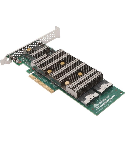 Контроллер Adaptec Microchip SmartRAID 3258-16i/e 24G SAS adapter, 16 Gbps NVMe Gen 4, 24 Gbps SAS-4, and 6 Gbps SATA full tri-mode SAS/SATA/ NVMe adapters, 8-lane (x8) PCIe Gen 4 host interface