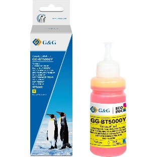 Чернила G&G GG-BT5000Y желтый70мл для Brother HL-T4000DW/DCP-T510W/DCP-T710W/MFC-T810W/
