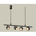 Светильник Ambrella light XB9002500/4 SBK/PYG черный песок/золото желтое полированное MR16 GU5.3 (С9002, С1102, N7034), фото3