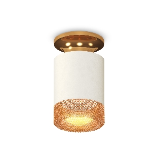 Светильник Ambrella Light XS6301182 SWH/PYG/CF белый песок/золото желтое полированное/кофе MR16 GU5.3 (N6905, C6301, N6154)