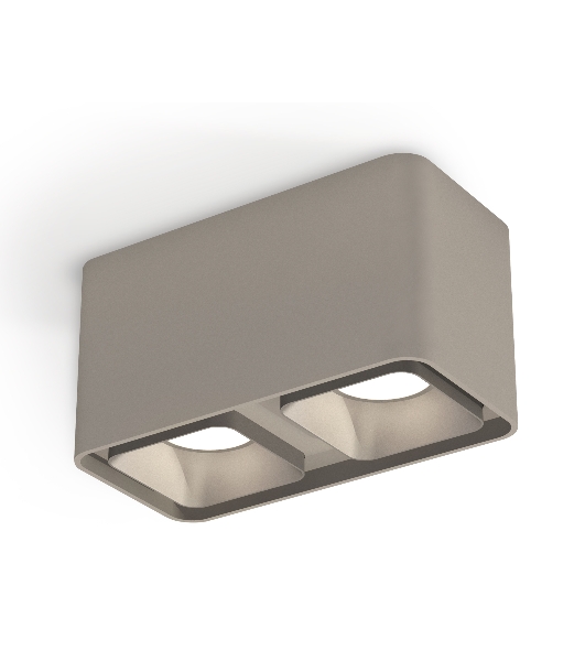 Светильник Ambrella Light XS7852003 SGR/SSL серый песок/серебро песок MR16 GU5.3 (C7852, N7703)