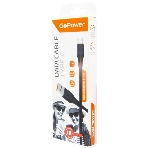 Кабель GoPower GP01T USB (m)-Type-C (m) 1.0м 2.4A ПВХ черный (1/800), фото 1