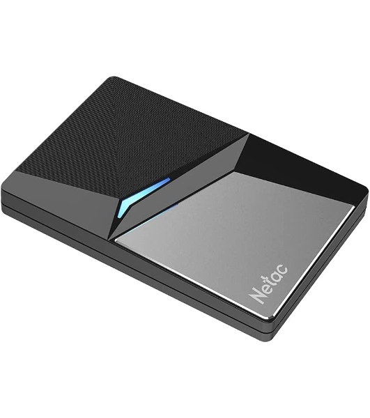 Внешний SSD Netac Z7S, 960 Gb, USB 3.2 Gen 2 Type-C, R/W 550/480, черный
