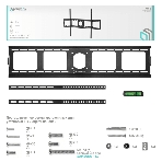 Кронштейн ONKRON UF4 55'-100' макс. 800x600, наклон 0º, поворот 0º, от стены 35мм, вес до 75кг, черный, фото27