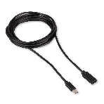 Кабель-удлинитель USB2.0 Cablexpert CCP-USB2-CMCF-3M, Type-C(М)/Type-C(F), 3А, 60Вт, PD/QC3.0, медь, Pro, 3м, черный, пакет, фото2