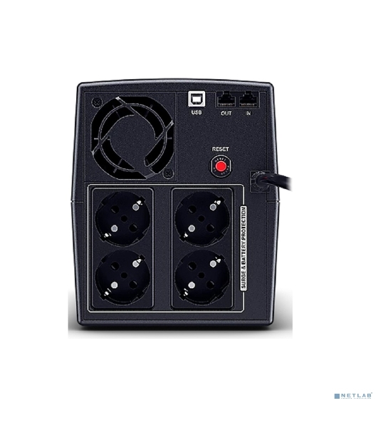 Источник бесперебойного питания CyberPower UT1500EG/1500 ВА/900 Вт/USB/RJ-11/RJ-45/,4 х CEE 7 (евророзетка)