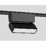 Светильник трековый светодиодный GV1479 BK черный IP20 5W 4200K 48V 122*26*80, фото 1