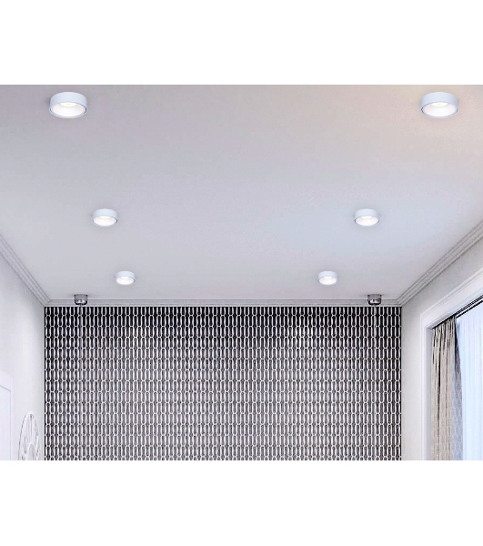 Встраиваемый точечный светильник TN145 WH/S белый/песок GU5.3 D96*78