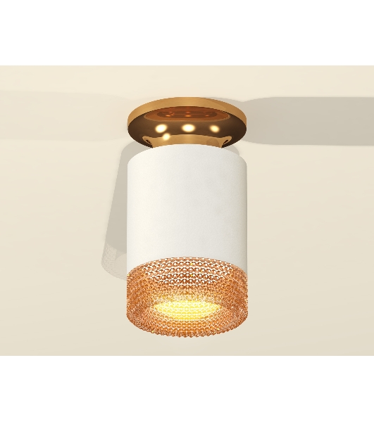 Светильник Ambrella Light XS6301182 SWH/PYG/CF белый песок/золото желтое полированное/кофе MR16 GU5.3 (N6905, C6301, N6154)