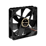 Вентилятор для корпуса ExeGate EX14025B4P-PWM черный, 140 мм, 1200 об/мин, 28 дБ, 4 pin, фото 1