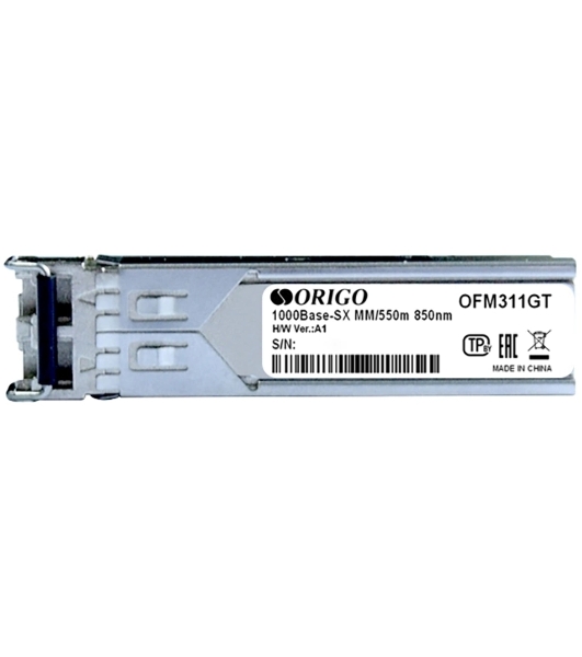 Трансивер Origo OFM311GT, оптич. SFP MM duplex 1 Гбит/с Tx:850нм до 0.55км