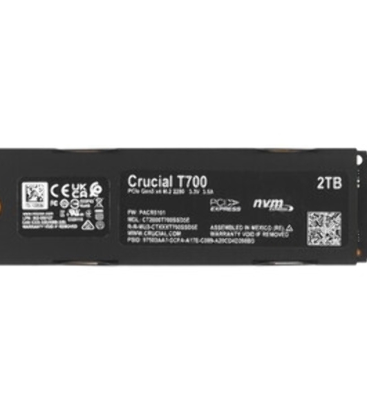 Накопитель SSD Crucial T705 4Tb PCIe Gen5 NVMe M.2 SSD CT4000T705SSD3
