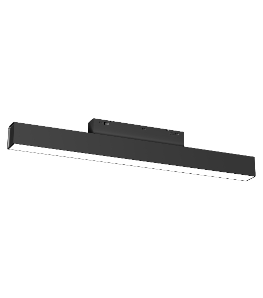 Трековый линейный светильник Ambrella light GL4455 BK черный IP20 10W 3CCT 3000-6000K SMART 48V 120° 304*22*45
