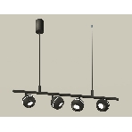 Светильник Ambrella light XB9002530/4 SBK/PBK черный песок/черный полированный MR16 GU5.3 (С9002, С1102, N7002), фото3