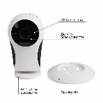Беспроводная камера WiFi Smart 1.0Мп 1280x720 (720P), объектив 3.6 мм., с магнитным креплением, ИК до 10 м., фото4