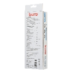 Сетевой фильтр Buro 500SH-3-SW-W 3 м, 5 розеток, белый, коробка, фото10