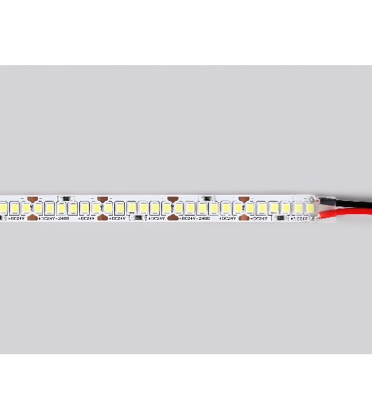 Светодиодная лента Ambrella light GS3403 2835 240Led/ 20W m/ 24V IP20 6500K/ 5000*10*1.2mm (2 конт.)