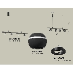 Светильник Ambrella light XB9002530/4 SBK/PBK черный песок/черный полированный MR16 GU5.3 (С9002, С1102, N7002), фото 1