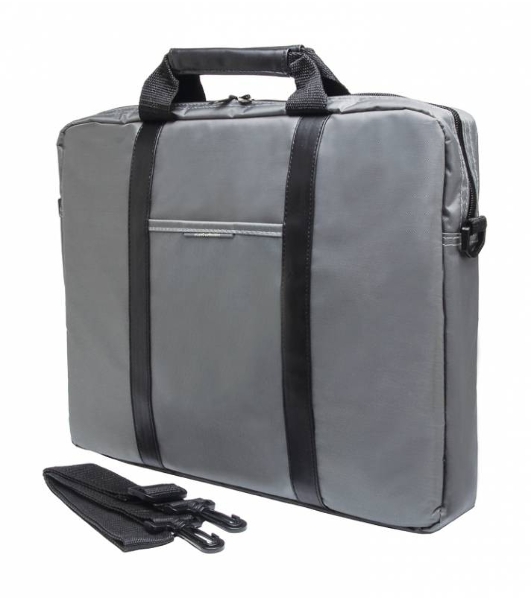 Сумка для ноутбука 15.6' PC Pet PCP-1003GR серый/черный нейлон