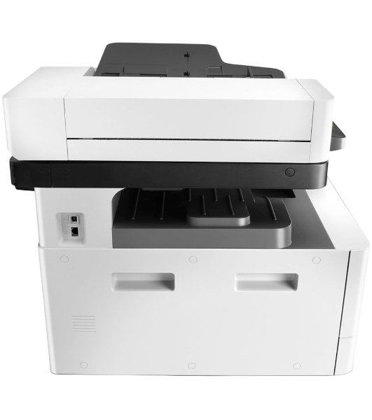 МФУ лазерное HP LaserJet MFP M443nda (8AF72A), A3, ч/б, печ. до 25 стр/мин. (А4) до 13 стр/мин. (А3), скан. до 21 стр/мин., 1200 x 1200 dpi (печать) 600x600dpi (скан.), USB, RJ-45